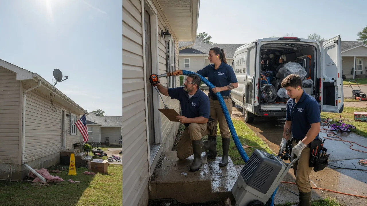 Ceiling Water Damage Restoration in Laurel, IA near me
